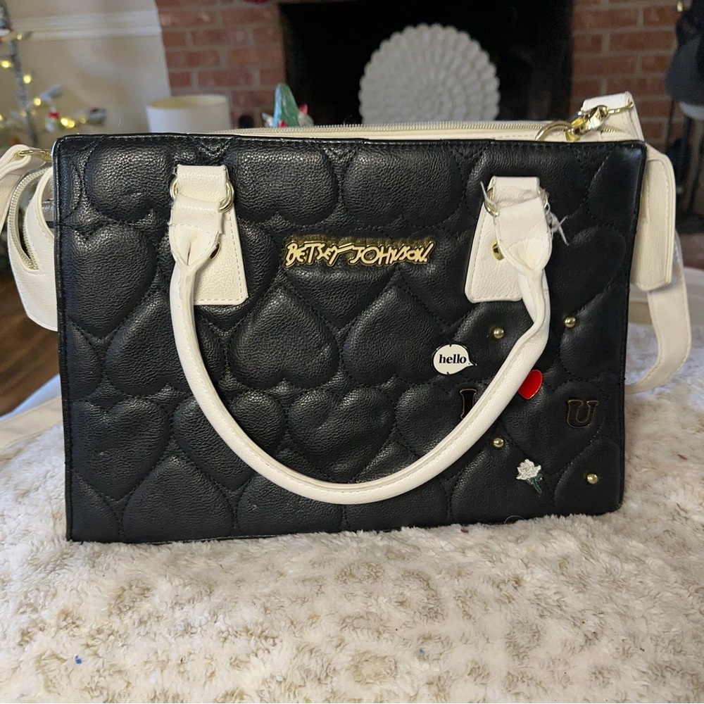 Betsy Johnson Handbag with crossbody strap